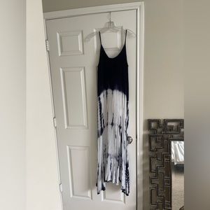 VICI Collection Navy Blue Tie Dye Maxi Dress